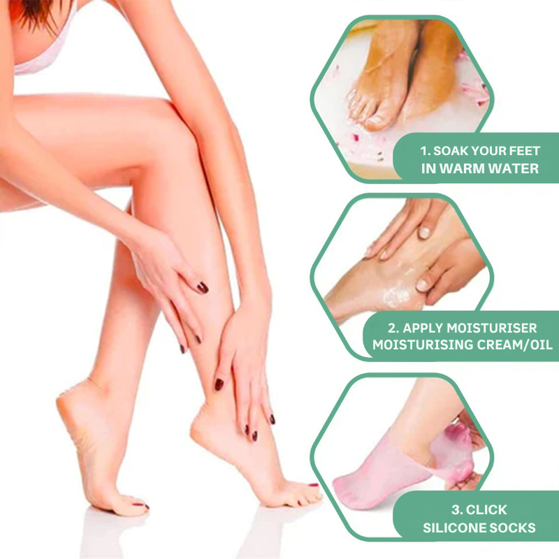 Szilikon zoknik a puha és ápolt lábakért