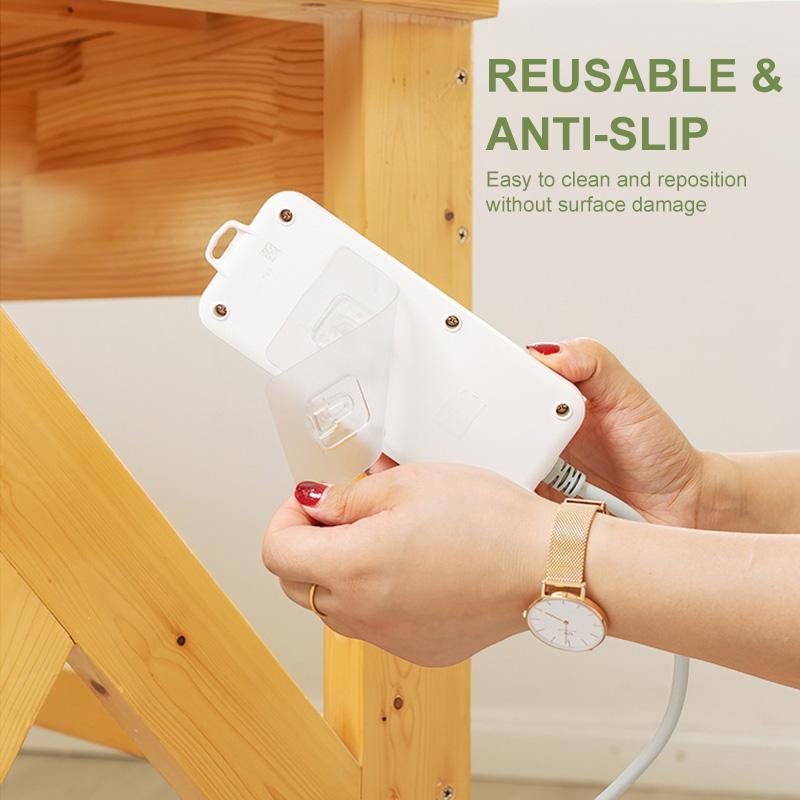 خطاطيف لاصقة مزدوجة الوجه لتخزين بدون ثقب