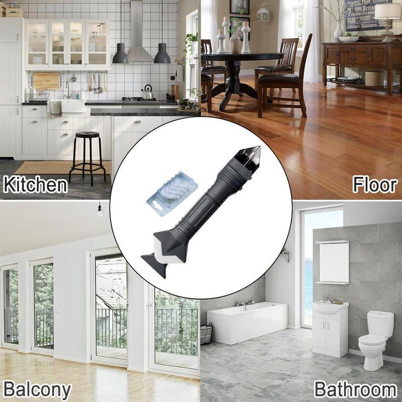 3-i-1 silikone tætningsværktøj – Præcision og alsidighed til dine fuger