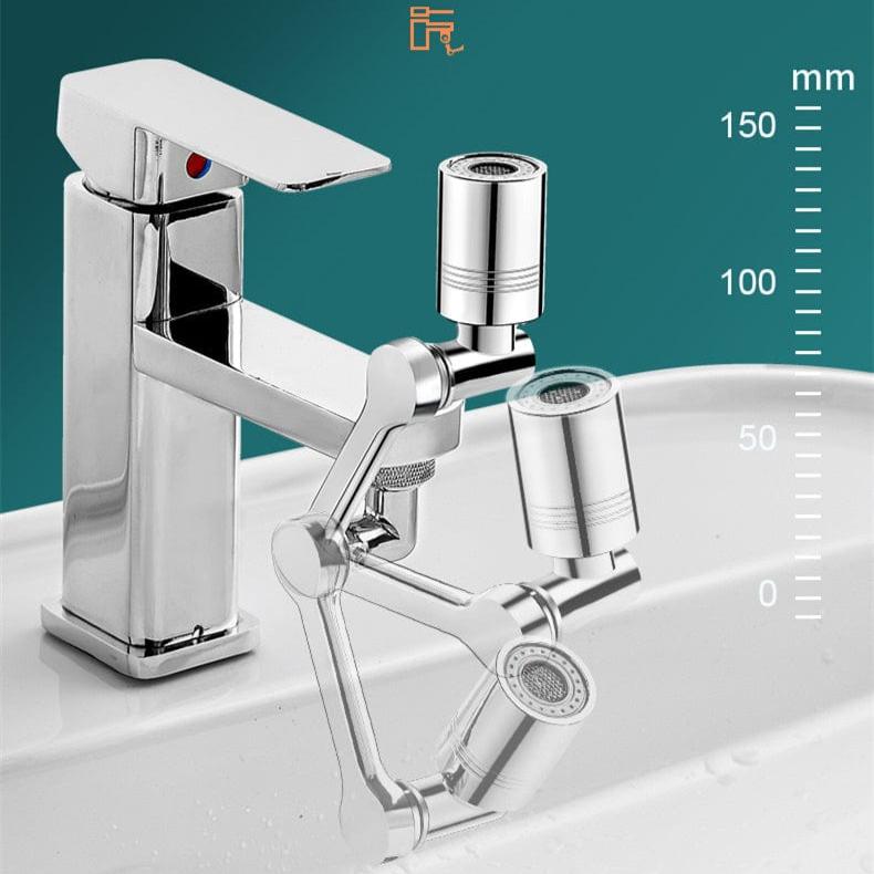 Extensión de grifo giratorio para una limpieza fácil