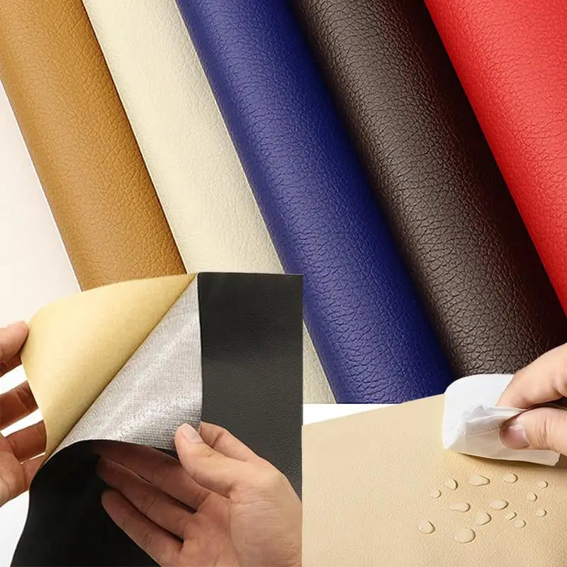 Selvheftende lapper - Lappekit for lær