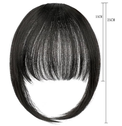 Clip-in fringe for an instantly transformed look 